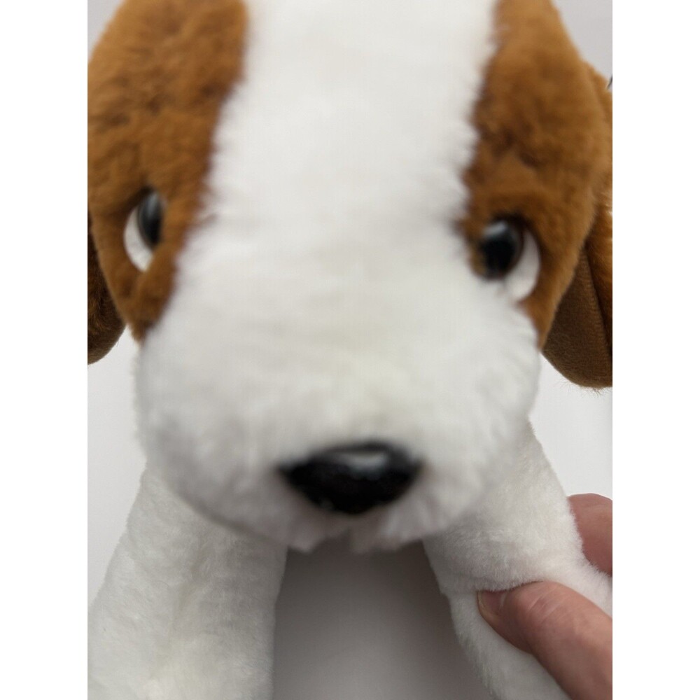 Fiesta 9.5” Sitting Beagle Plush Stuffed Dog Brown White Toy A64919